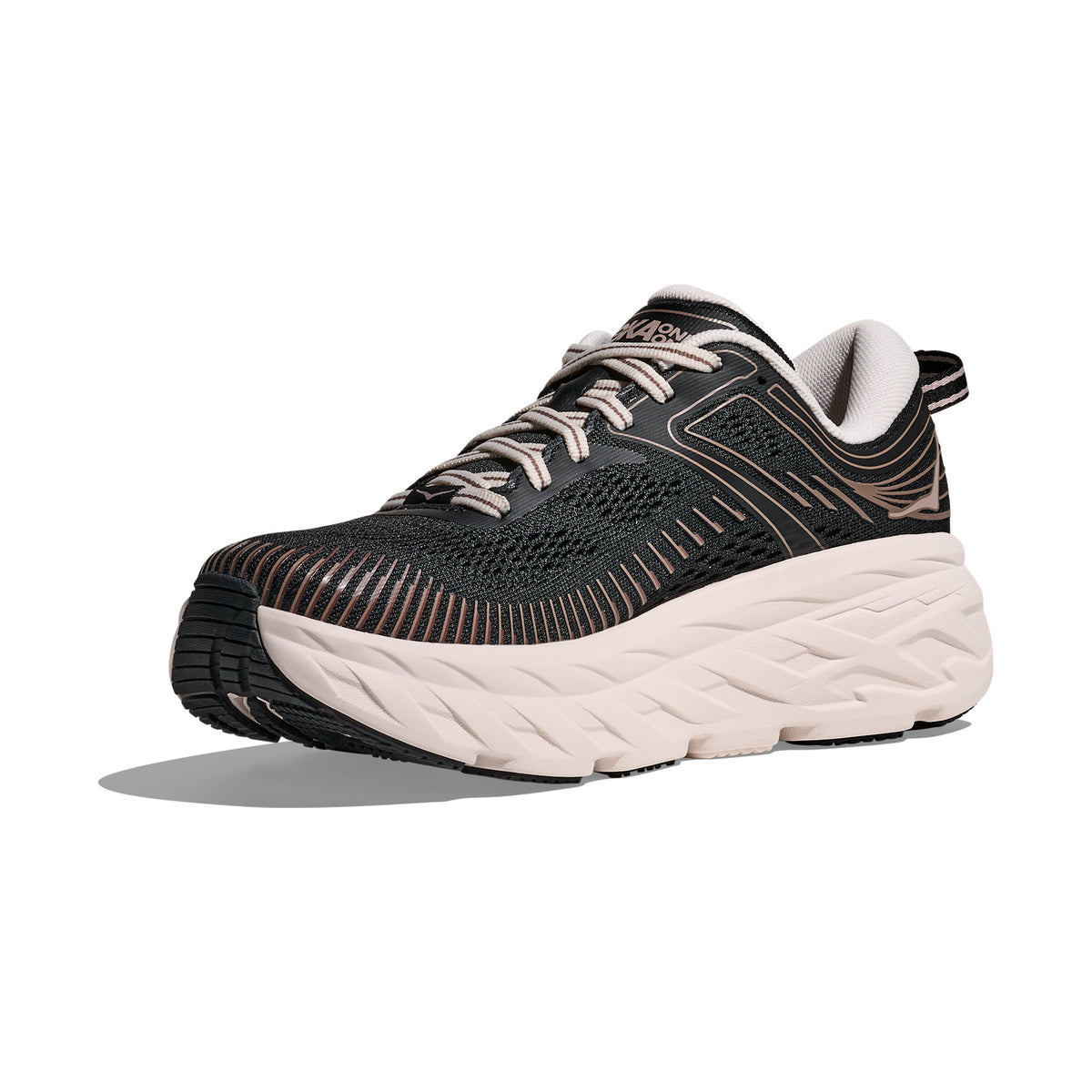 Bondi 7 — Black / Rose Cream