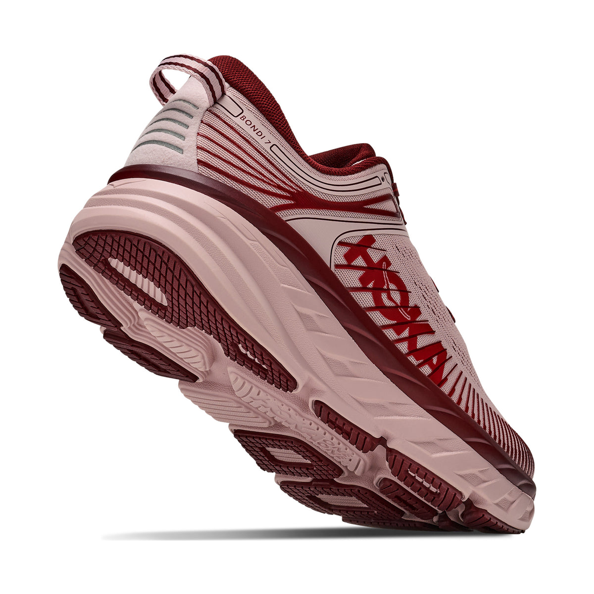 Bondi 7 — Pink Opal / Varsity Burgundy