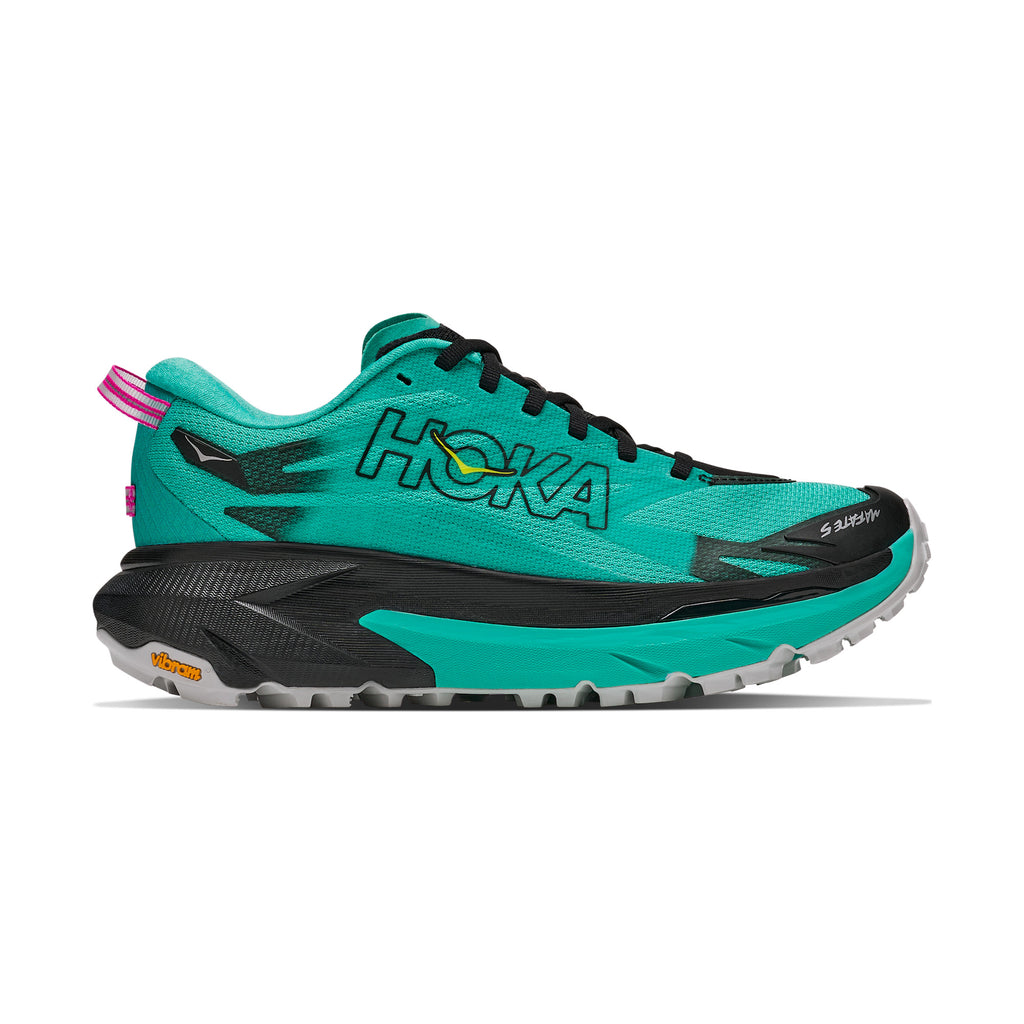 Mafate 5 — Black / Electric Aqua