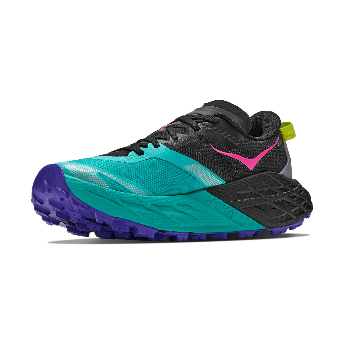 Speedgoat 7 — Black / Electric Aqua