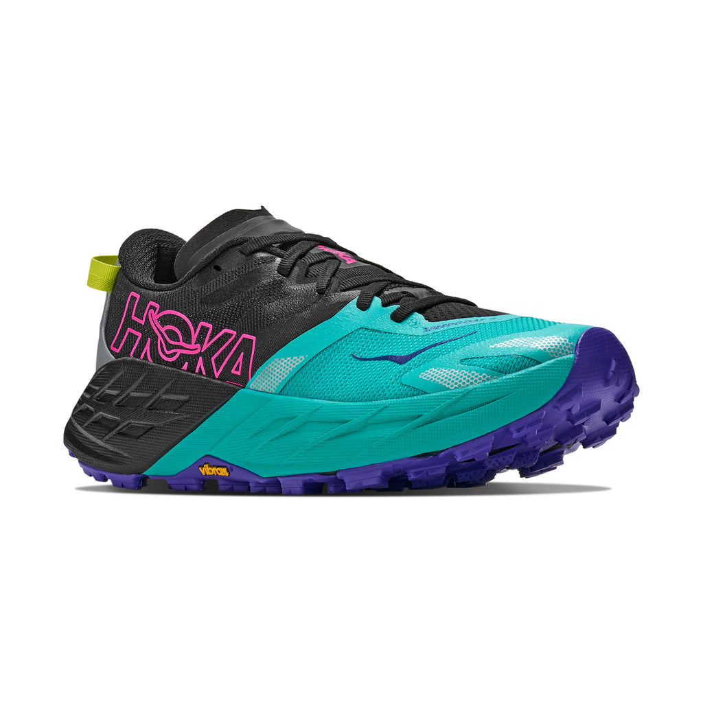 Speedgoat 7 — Black / Electric Aqua