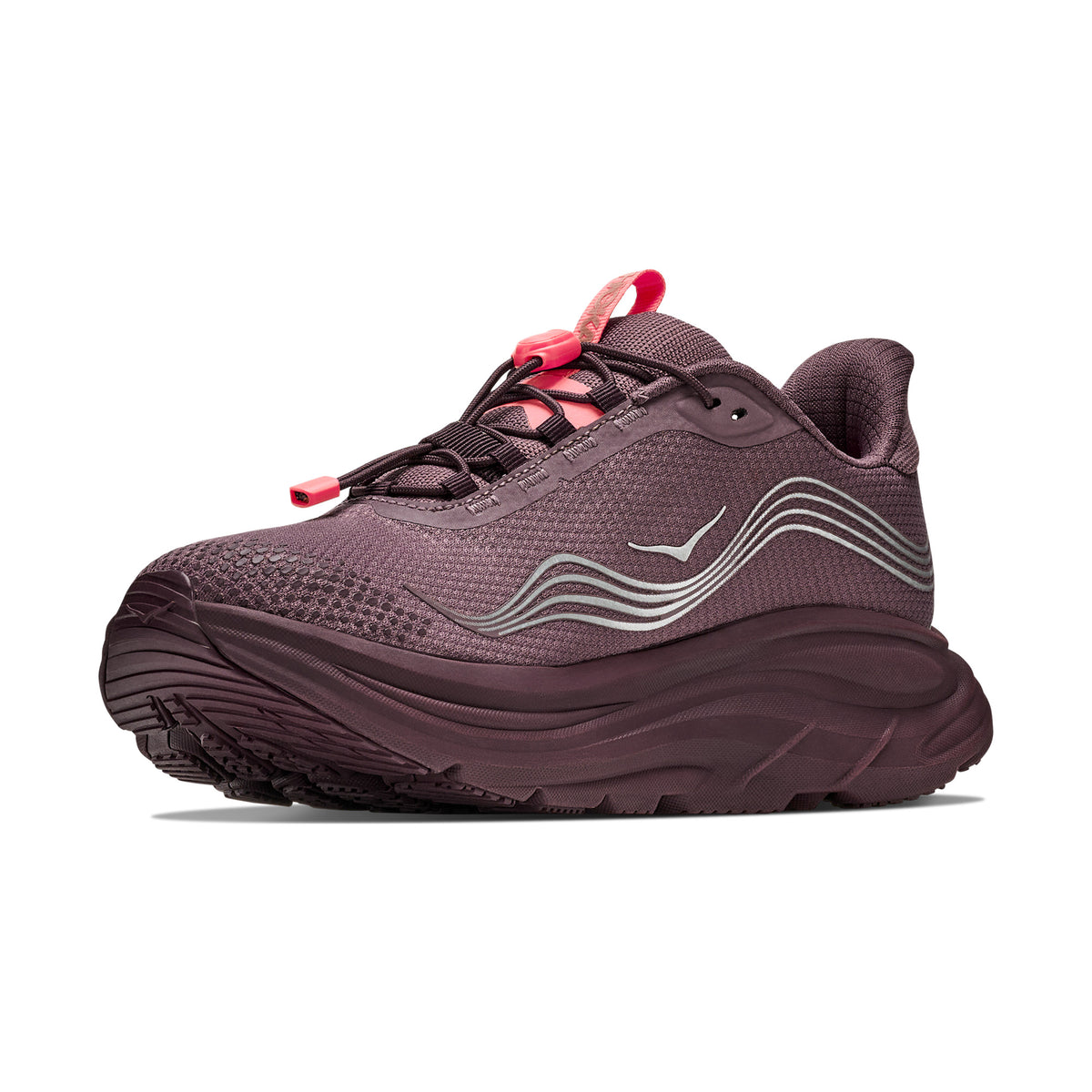 Clifton 11 GTX — Smoky Quartz / Deep Mauve