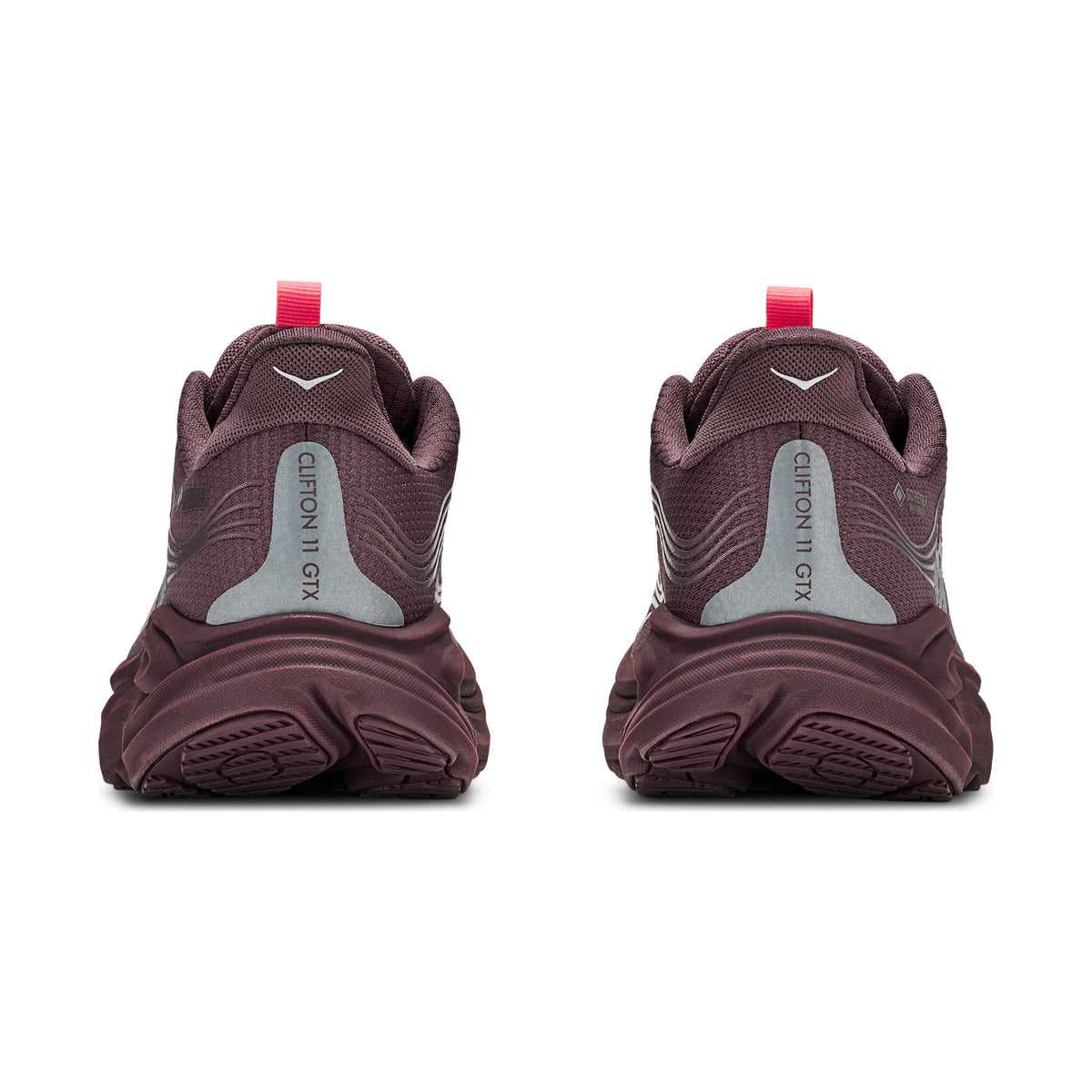 Clifton 11 GTX — Smoky Quartz / Deep Mauve