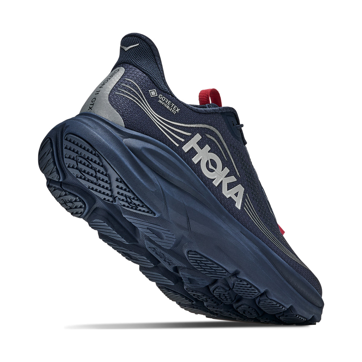 Clifton 11 GTX — Varsity Navy / Burnt Red
