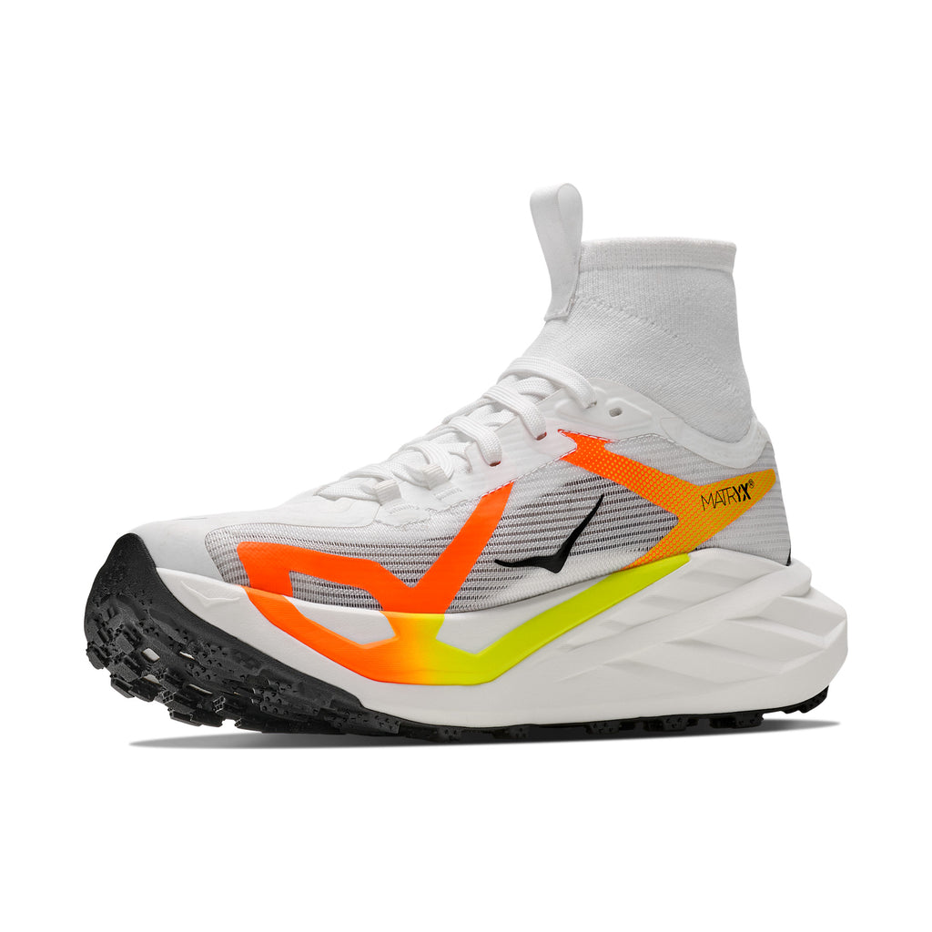 Tecton X 4 — Frost / Neon Tangerine