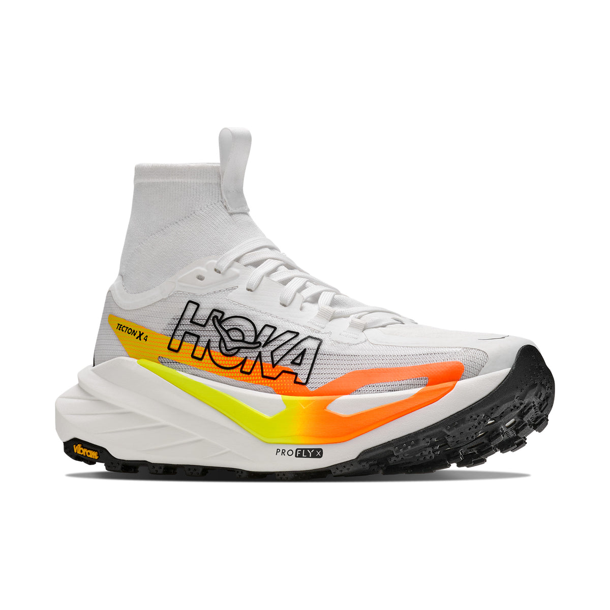 Tecton X 4 — Frost / Neon Tangerine