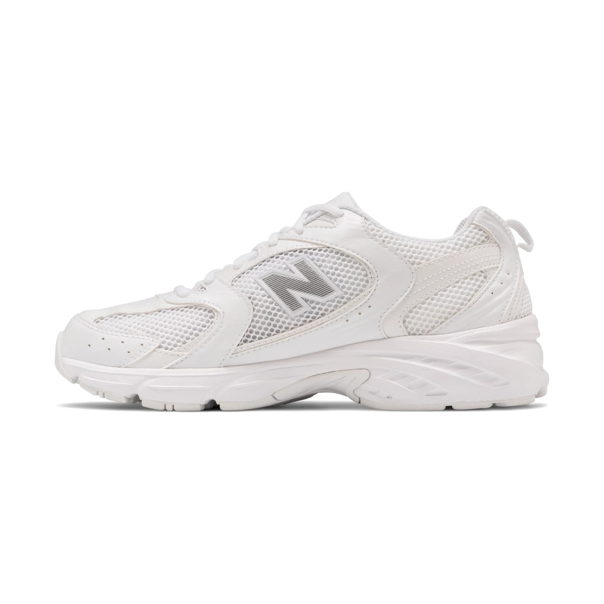 530 — White/Silver Metallic