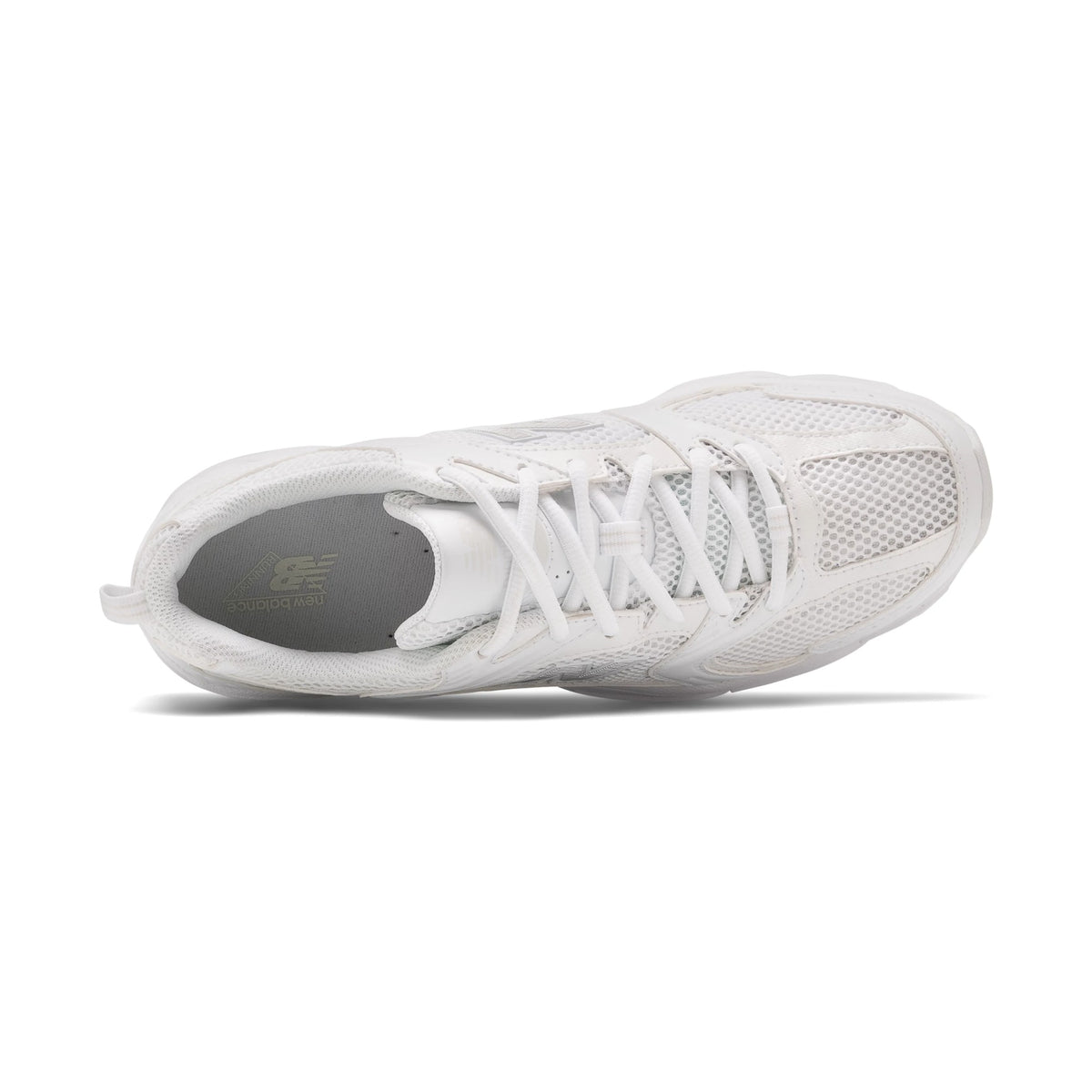 530 — White/Silver Metallic