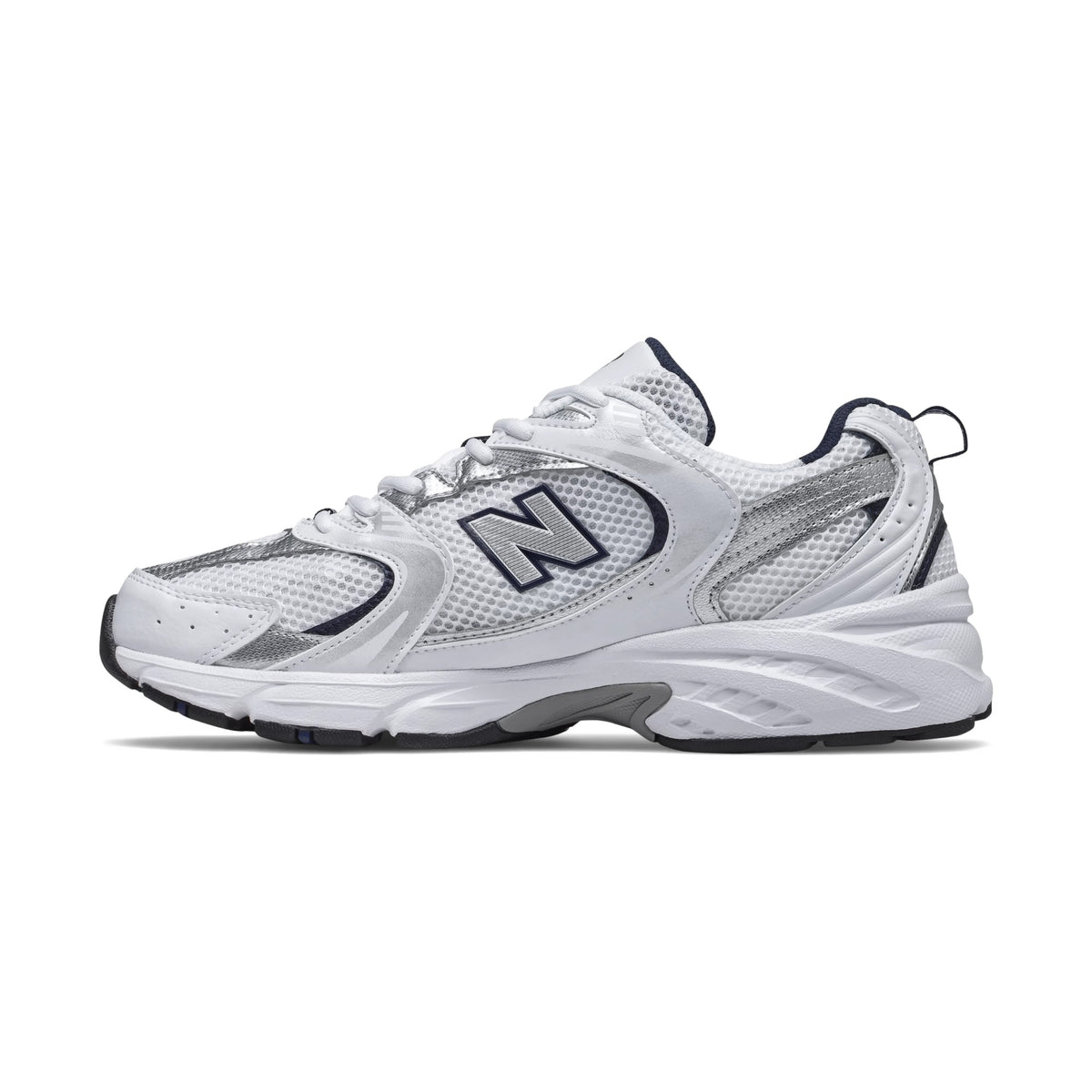 530 — White/Silver/Natural Indigo