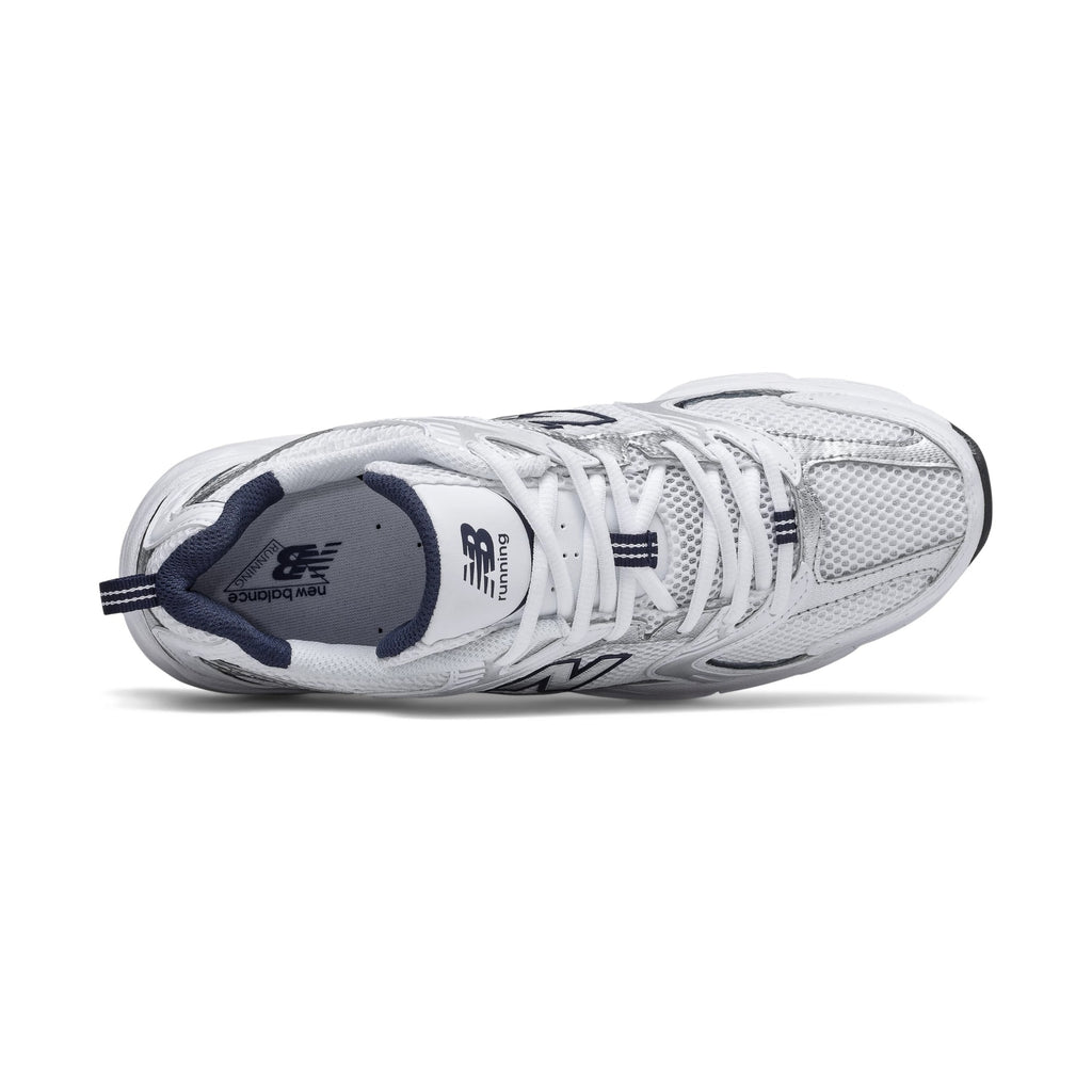 530 — White/Silver/Natural Indigo