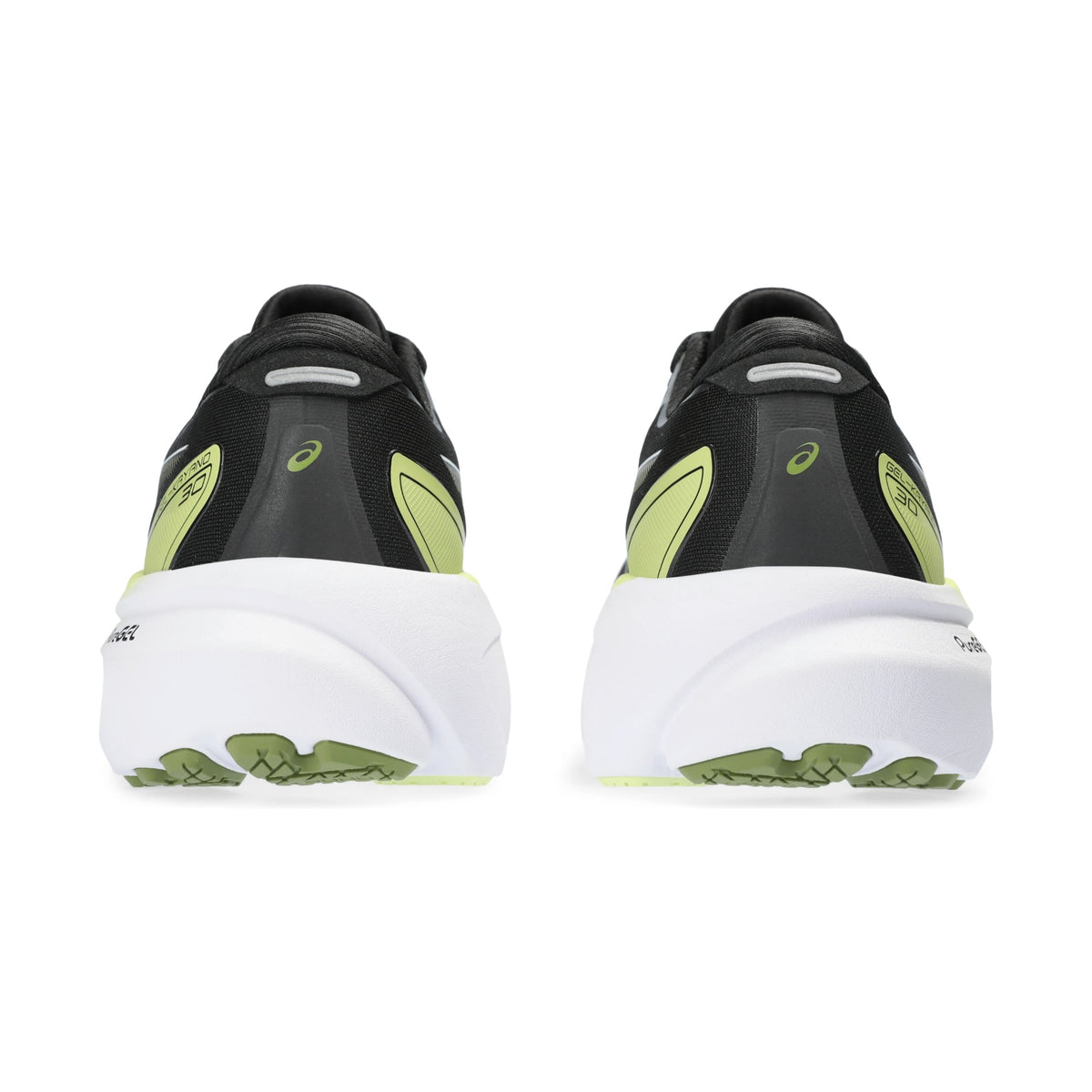 GEL-KAYANO 30 — Black/Glow Yellow