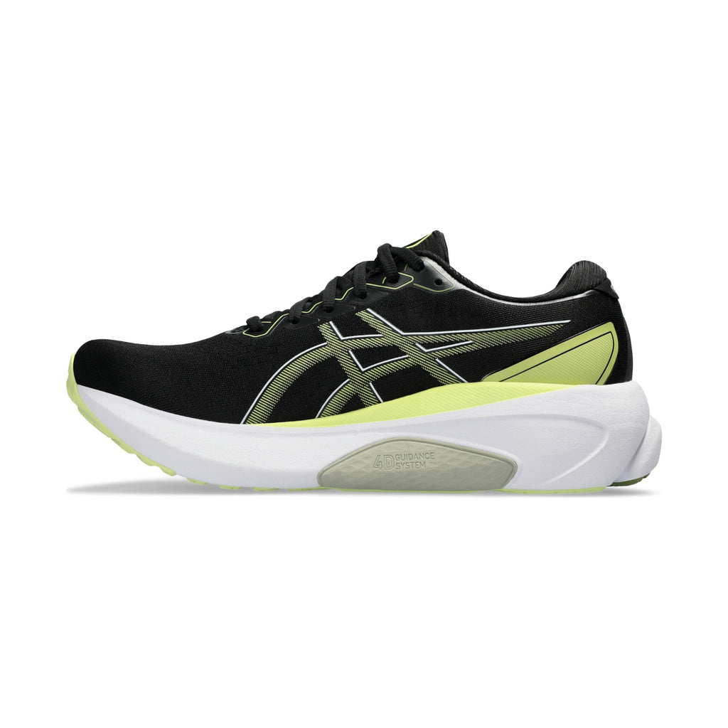 GEL-KAYANO 30 — Black/Glow Yellow