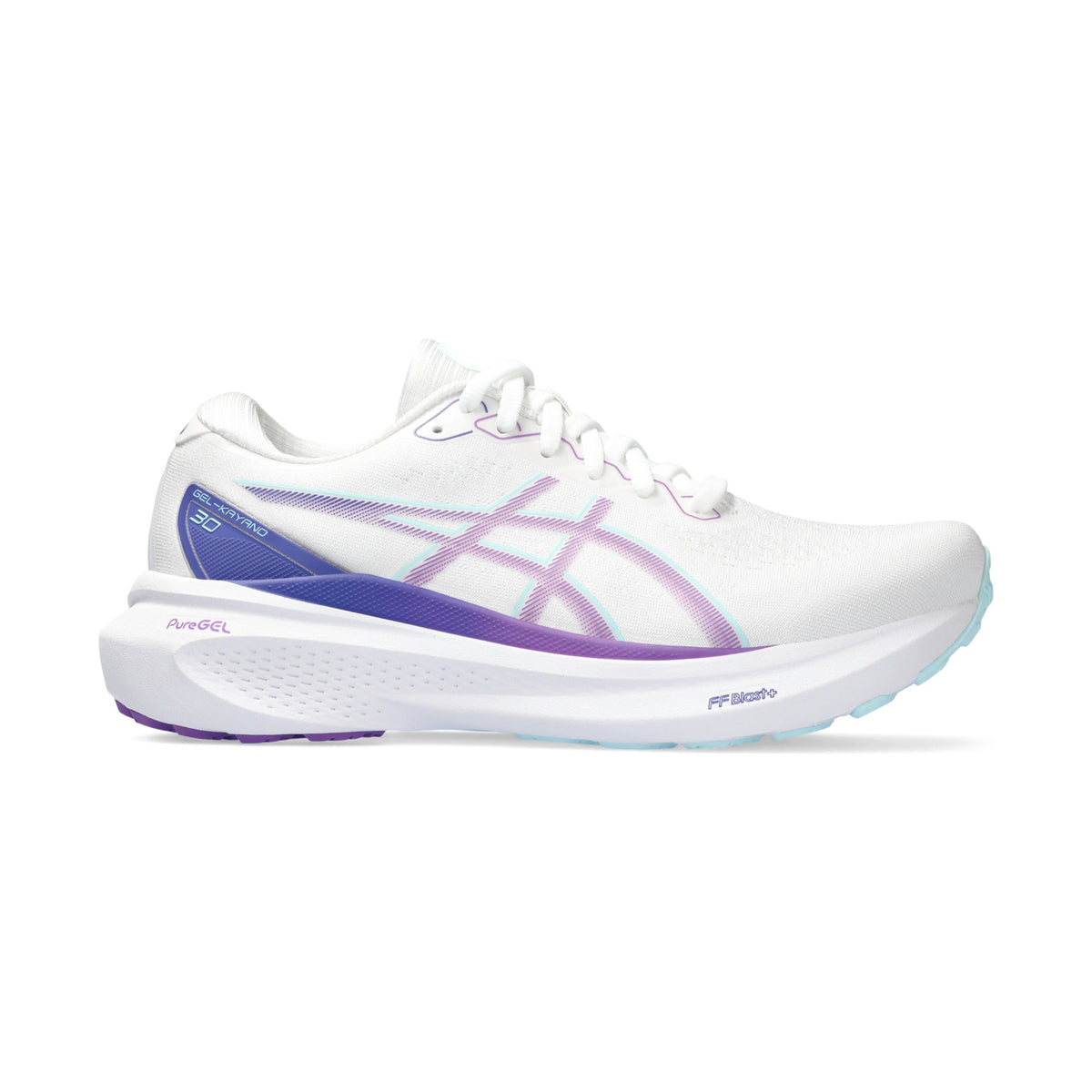 GEL-KAYANO 30 — White/Cyber Grape